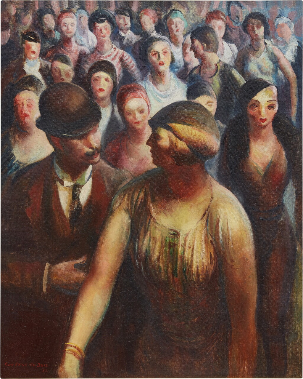 View full screen - View 1 of Lot 16. Conversation in a Crowd.