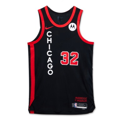 View full screen - View 1 of Lot 91. Terry Taylor Chicago Bulls 2023-2024 Game Worn City Edition Jersey .