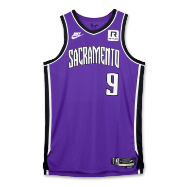 View full screen - View 1 of Lot 234. Kevin Huerter Sacramento Kings 2024-2025 Game Worn Classic Edition Jersey.