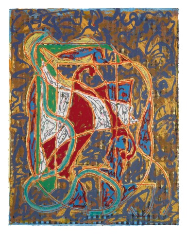 View full screen - View 1 of Lot 110. FRANK STELLA | IMOLA THREE IV (AXSOM 142.2).