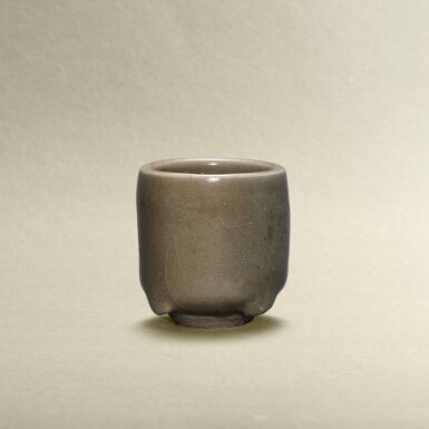 View full screen - View 1 of Lot 5764. A small Longquan celadon-glazed tripod incense burner, Yuan dynasty | 元 龍泉青釉貼花三足琴爐.