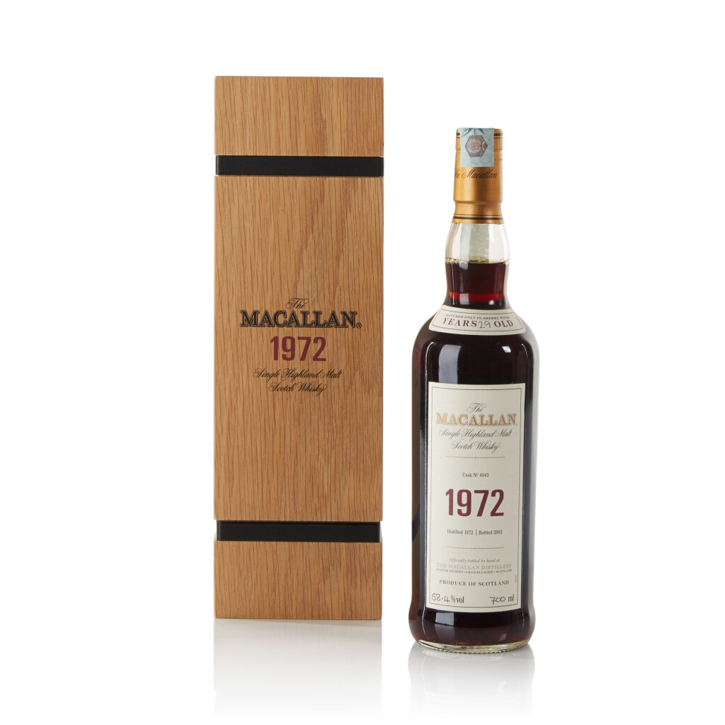 View full screen - View 1 of Lot 11. The Macallan Fine & Rare 29 Year Old 58.4 abv 1972 .