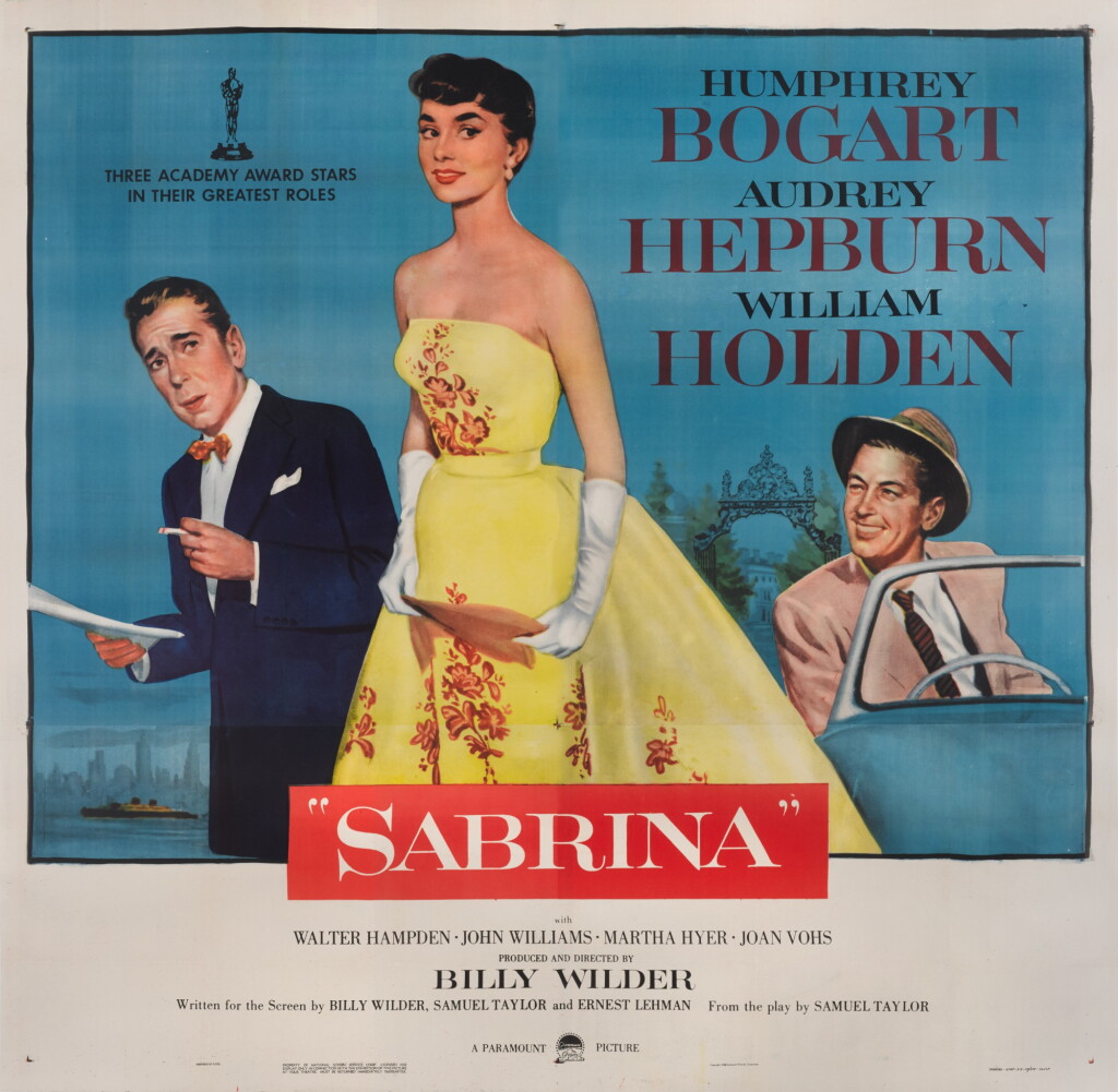 View full screen - View 1 of Lot 82. Sabrina (1954), poster, US.