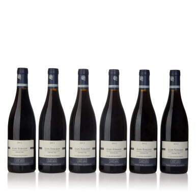 View full screen - View 1 of Lot 222. Clos Vougeot, Le Grand Maupertui 2012 Anne Gros (6 BT).