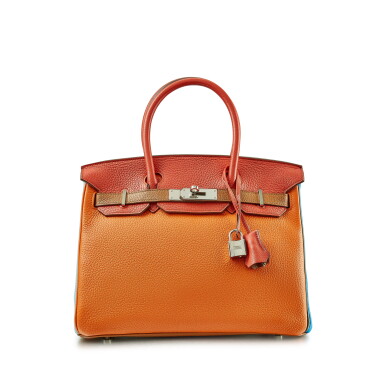 View full screen - View 1 of Lot 8351. Limited Edition Arlequin Clemence Birkin 30 Palladium Hardware, 2013.