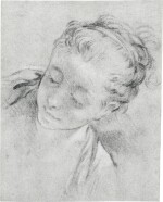 Recto: Study of a young woman's head; Verso: Study of a Bearded Man Wearing a Helmet