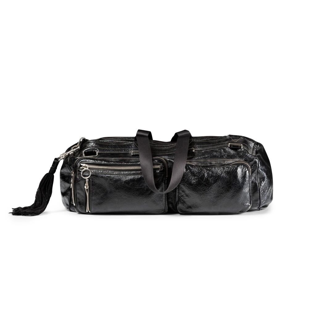 View full screen - View 1 of Lot 470. Patent Black Leather Tote, 2008 |.