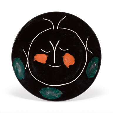 View full screen - View 1 of Lot 117. PABLO PICASSO | SERVICE VISAGE NOIR (A. R. 36).