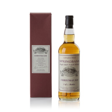 View full screen - View 1 of Lot 157. Springbank Private Bottling Christmas 2010 46.0 abv NV .