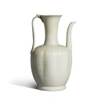 A Qingbai lobed ewer, Southern Song / Yuan dynasty | 南宋 / 元 青白釉瓜棱式執壺
