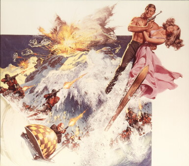 View full screen - View 1 of Lot 97. On Her Majesty's Secret Service (1969), key art transparency, US.
