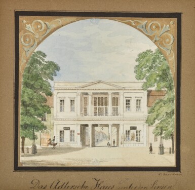 View full screen - View 1 of Lot 42. Das Adlersche Haus unter den Linden (The Adler House, Unter den Linden).