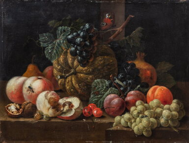 View full screen - View 1 of Lot 646. Still life with fruits.