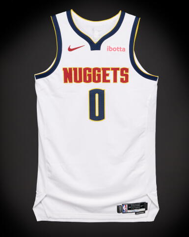 View full screen - View 1 of Lot 39. Christian Braun Denver Nuggets 2026 NBA Playoffs Western Conference Round 1 Game Worn Association Edition Jersey | Game 1.