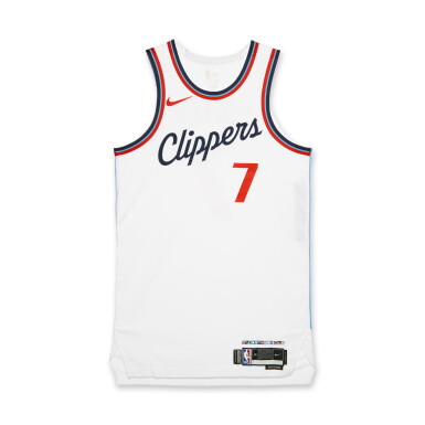 View full screen - View 1 of Lot 150. Amir Coffey Jr. Los Angeles Clippers 2024-2025 Game Worn Association Edition Jersey.