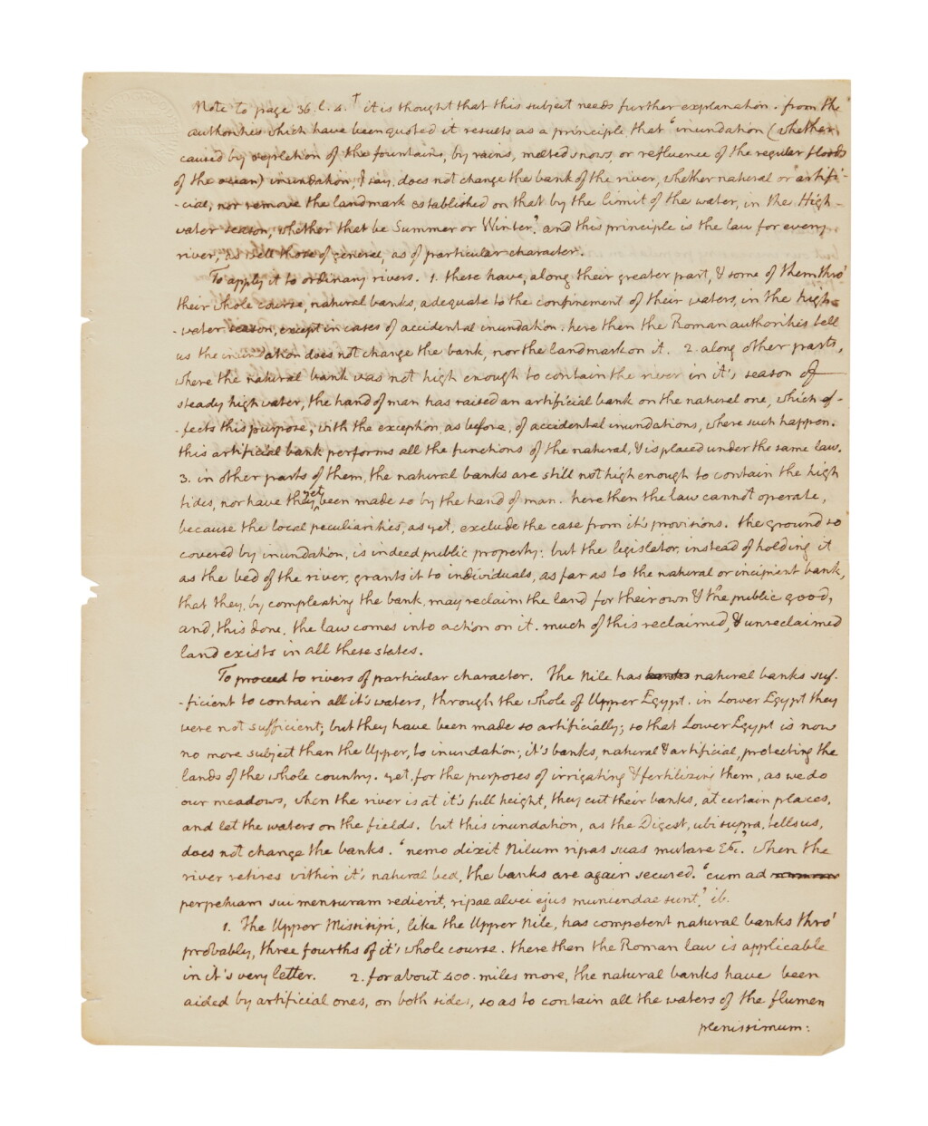 全螢幕檢視 - 查看11Jefferson, Thomas | The "Batture Case": Edward Livingston v. Thomas Jefferson的1