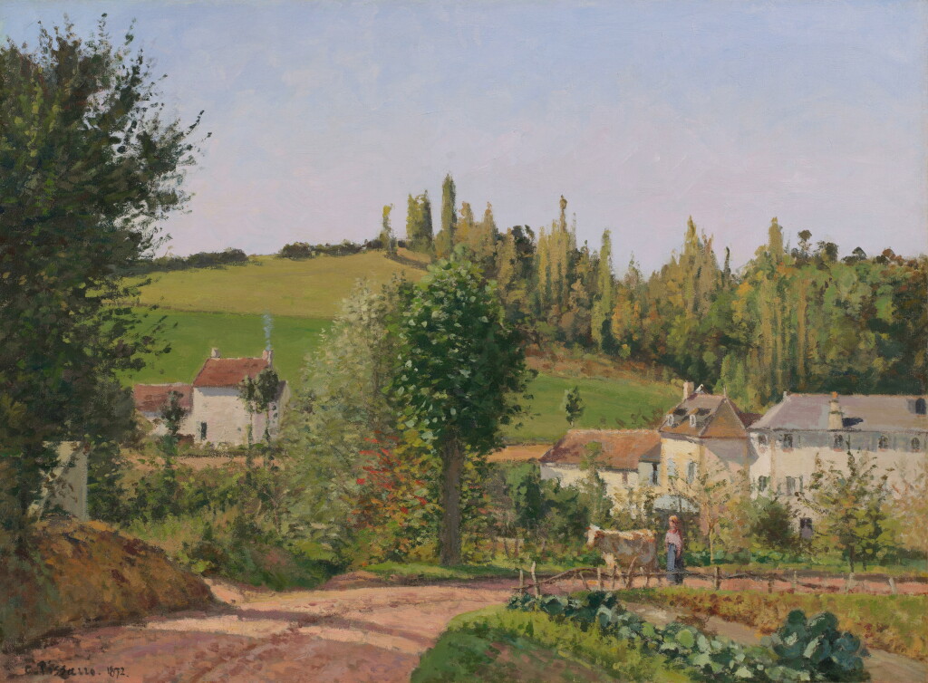 View full screen - View of Hameau aux environs de Pontoise.