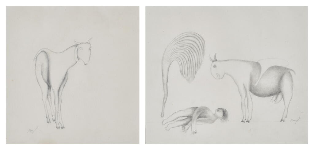 View full screen - View 1 of Lot 57. Untitled (Set of 2 Drawings).