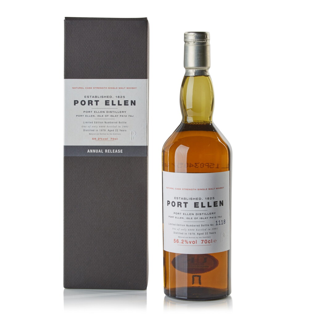 View full screen - View 1 of Lot 101. Port Ellen First Annual Release 22 Year Old 56.2 abv 1979 .