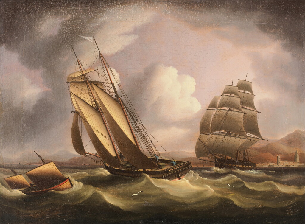 View full screen - View 1 of Lot 68. Shipping Off Messina.