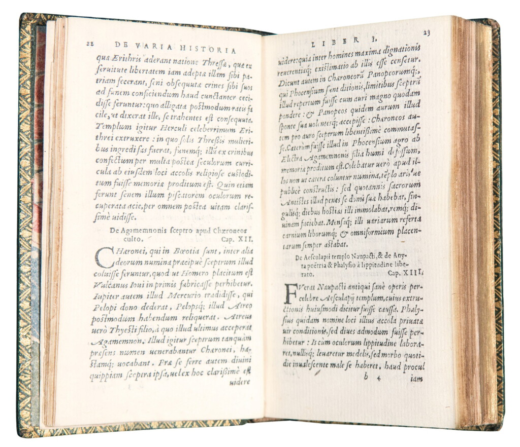 全萤幕检视 - 查看6Thomaeus, Nicholas Leonicus | The 1555 Gryphius edition of De Varia Historia Libri Tres的1