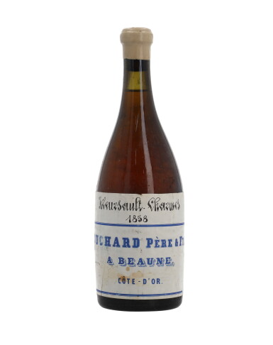 View full screen - View 1 of Lot 323. Meursault, Charmes 1858 Bouchard Père et Fils (1 BT).
