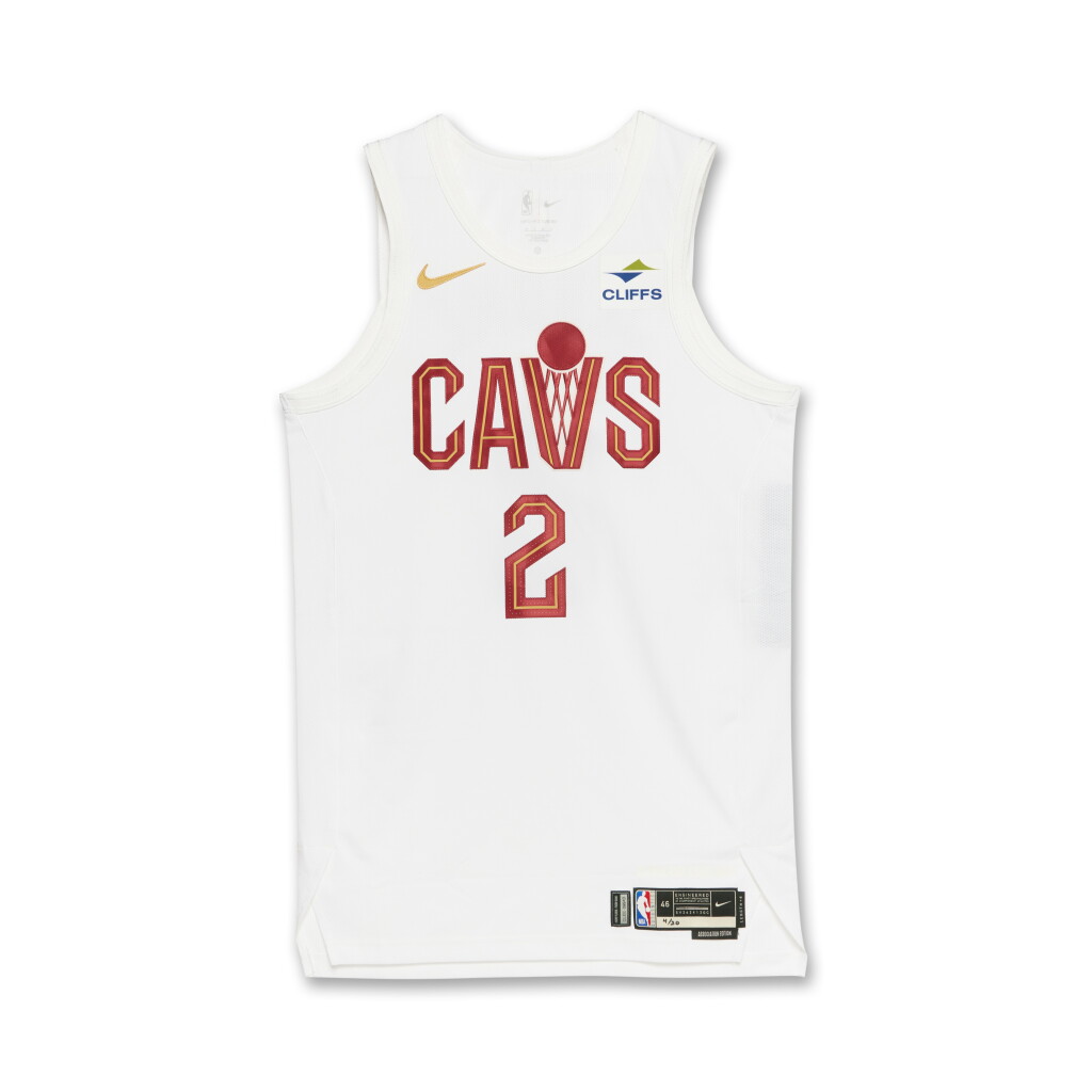 View full screen - View 1 of Lot 64. Ty Jerome Cleveland Cavaliers 2024 NBA Playoffs Eastern Conference Round 1 Game Issued Association Edition Jersey | Game 1.