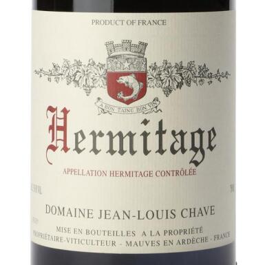 View full screen - View 1 of Lot 271. Hermitage Rouge 1995 Jean-Louis Chave (6 BT).