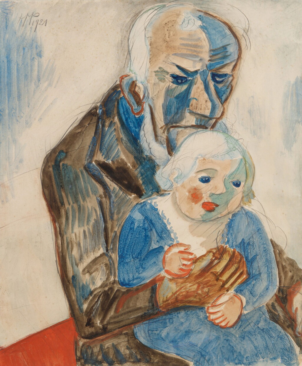 View full screen - View 1 of Lot 241. Großvater mit Enkel (Grandfather with grandson) .