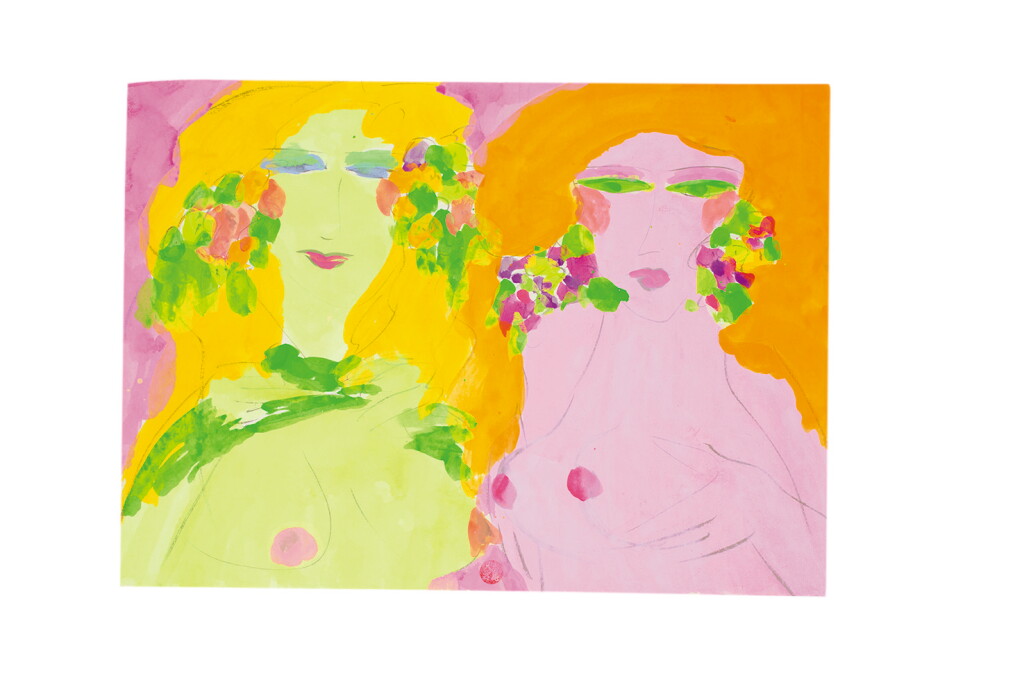 View full screen - View 1 of Lot 27. WALASSE TING | TWO NUDES.