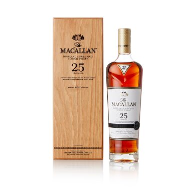 View full screen - View 1 of Lot 1504. The Macallan 25 Year Old Sherry Oak 2020 Release 43.0 abv NV (1 BT70).