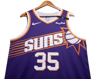 View full screen - View 1 of Lot 15. Kevin Durant Phoenix Suns 2024-2025 Game Worn Icon Edition Jersey.