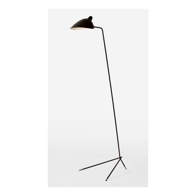 View full screen - View 1 of Lot 212. SERGE MOUILLE | "SIMPLE" FLOOR LAMP.