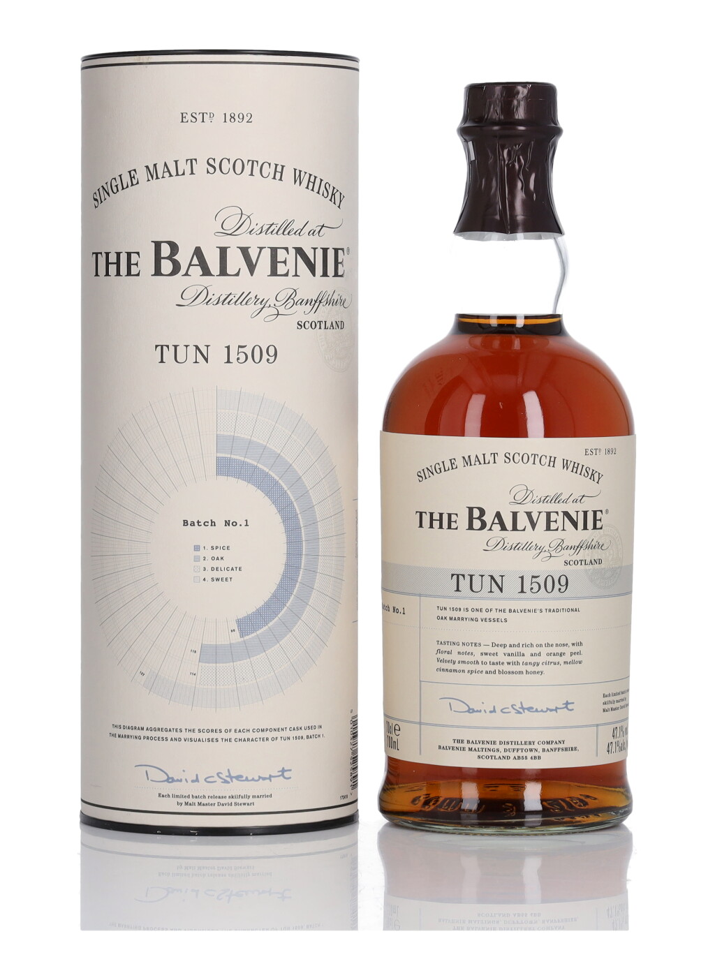 View full screen - View 1 of Lot 46. The Balvenie Tun 1509 Batch No.1 47.1 abv NV (1 Bottle 70cl).
