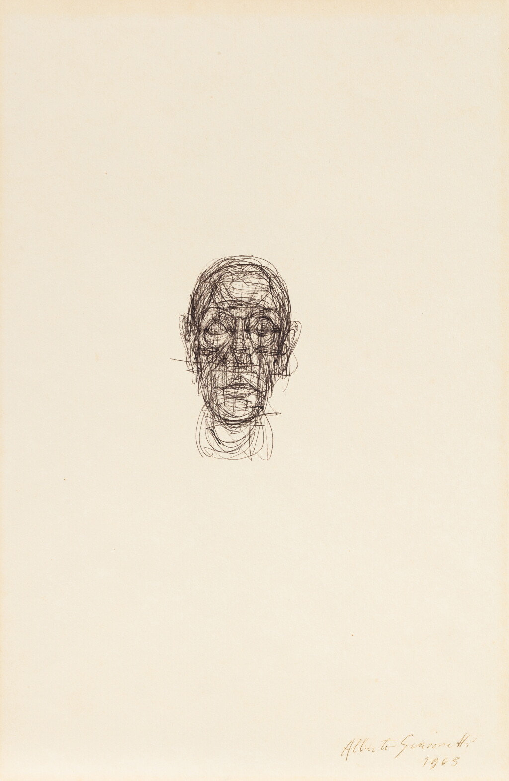 View full screen - View 1 of Lot 140. Tête d'homme.