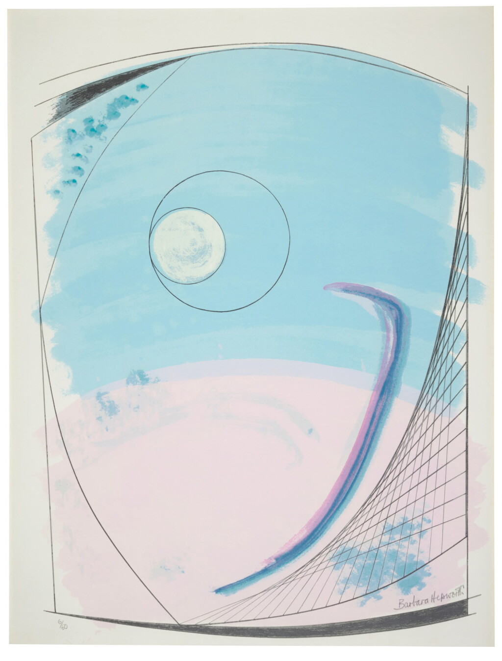 View full screen - View 1 of Lot 96. DAME BARBARA HEPWORTH | WINTER SOLSTICE.