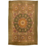 Tapis au point de savonnerie, d’époque Empire, vers 1810, attribué à la manufacture d'Aubusson ou la manufacture Piat Lefebvre à Tournai, d’après un modèle attribué à Jacques-Louis de la Hamayde de Saint-Ange