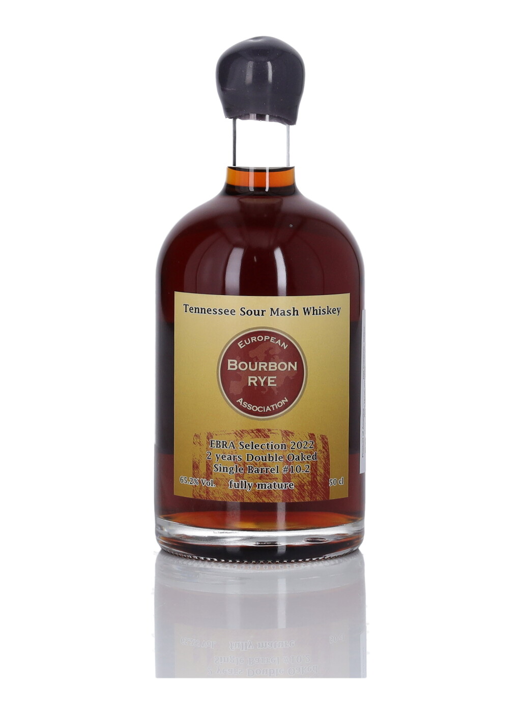 View full screen - View 1 of Lot 168. EBRA Selection #10.2 Tennessee Whiskey 130.4 Proof 2011 (1 BT 50cl).
