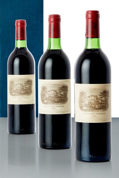 View full screen - View 1 of Lot 6520. Château Lafite 1982 (8 BT).