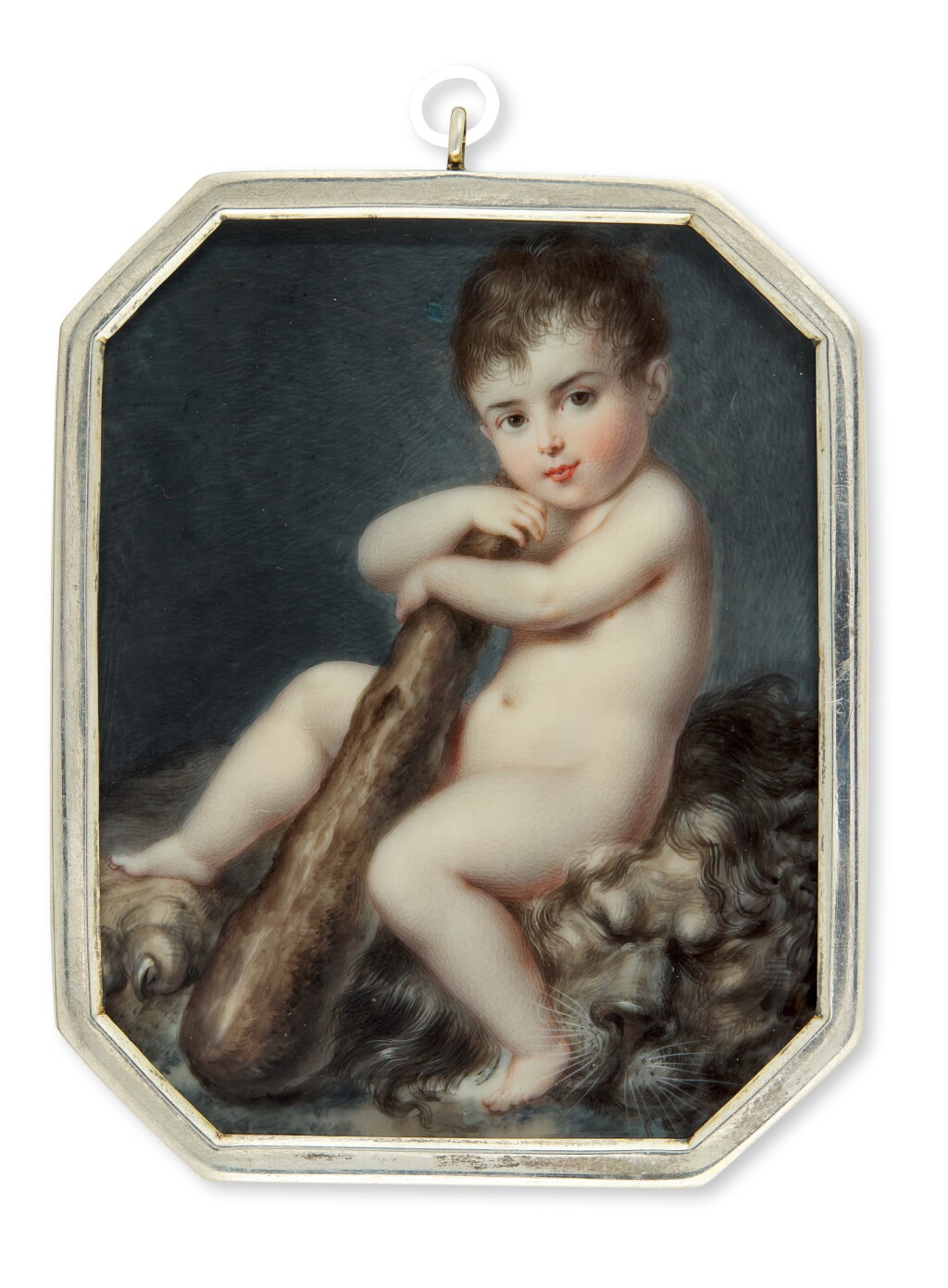 View full screen - View 1 of Lot 178. EDUARD STRÖHLING | Portrait of Edward Barr Dudding (1804-1822), in the guise of Hercules, circa 1810.