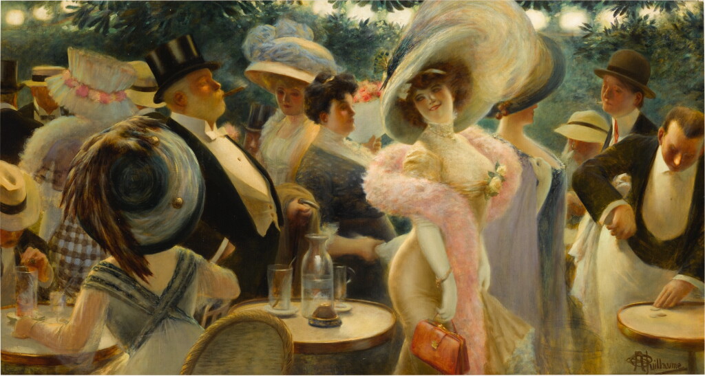 View full screen - View 1 of Lot 133. ALBERT GUILLAUME | CAFÉ DE PARIS .