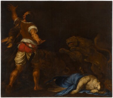 View full screen - View 1 of Lot 474. The Martyrdom of Saint Euphemia.