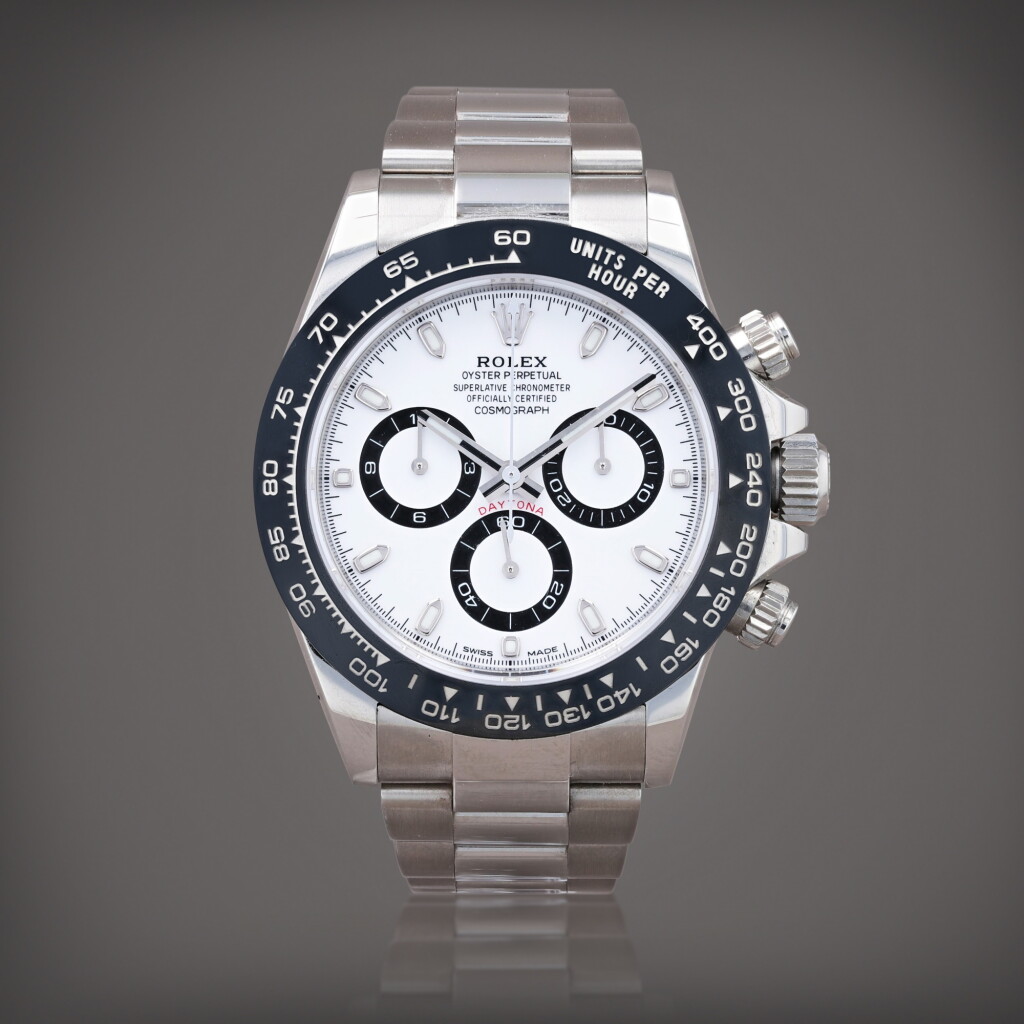 View full screen - View 1 of Lot 369. Daytona, reference 116500LN Montre bracelet chronographe en acier | Stainless steel chronograph wristwatch with bracelet Vers 2022 | Circa 2022.