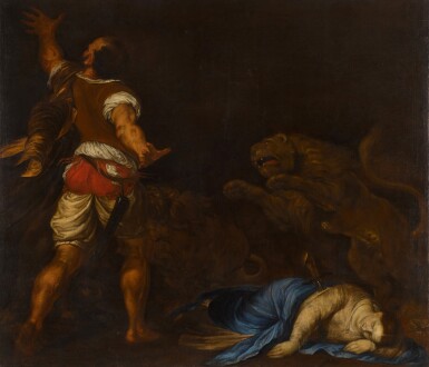 View full screen - View 1 of Lot 310. The Martyrdom of Saint Euphemia.