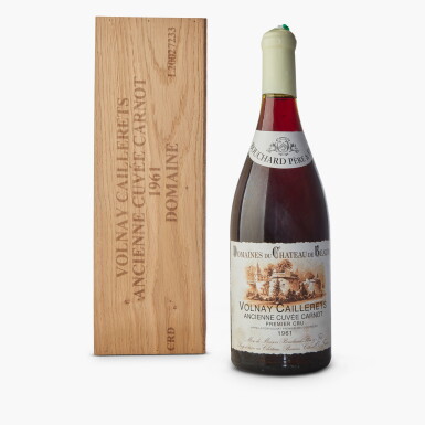 View full screen - View 1 of Lot 271. Volnay Caillerets, Ancienne Cuvée Carnot 1961 Bouchard Père et Fils (1 MAG).