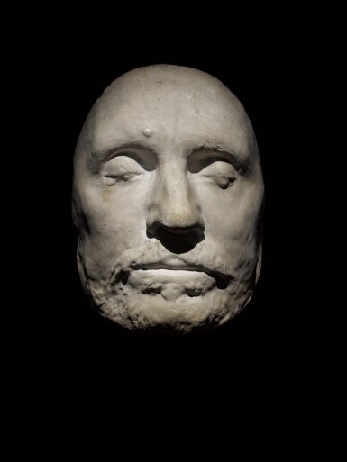 View full screen - View 1 of Lot 143. Oliver Cromwell: Plaster cast death mask.