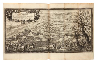 View full screen - View 1 of Lot 67. Samuel von Pufendorf | Sieben Bucher von denen thaten Carl Gustavs Königs in Schweden, Nuremberg, 1697, fine engraved plates.