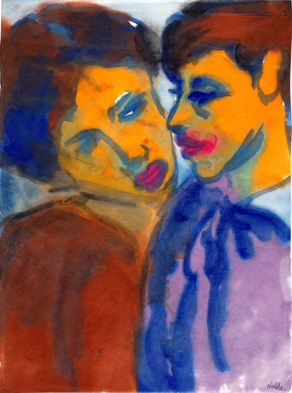 View full screen - View 1 of Lot 167. Liebespaar (Lovers).