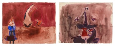 View full screen - View 1 of Lot 307. Acróbatas (i) & Caballero (ii): Two Works.