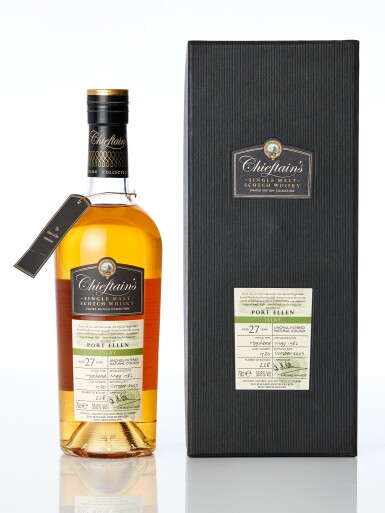 View full screen - View 1 of Lot 7641. Port Ellen Chieftan's Choice 27 Year Old Cask #1520 56.8 abv 1982 (1 BT70).